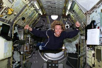 Visit of NASA-astronaut Susan Still-Kilrain